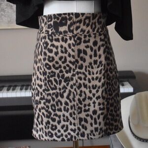 Windsor Leopard Print Mini Skirt